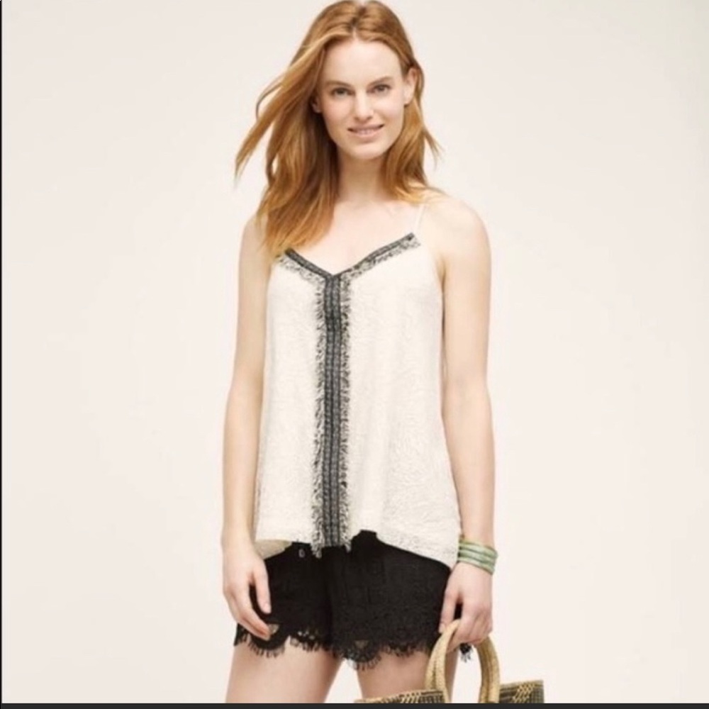 Anthropologie Akemi + Kin Crossroads Fringed Tank
